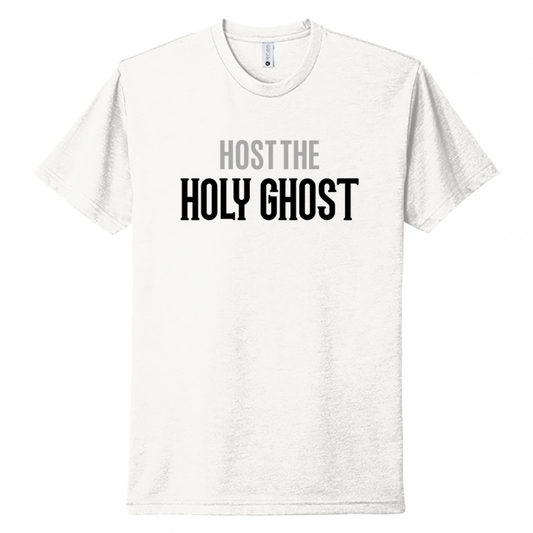 Host The Holy Ghost Black & Gray Design Unisex T-Shirt