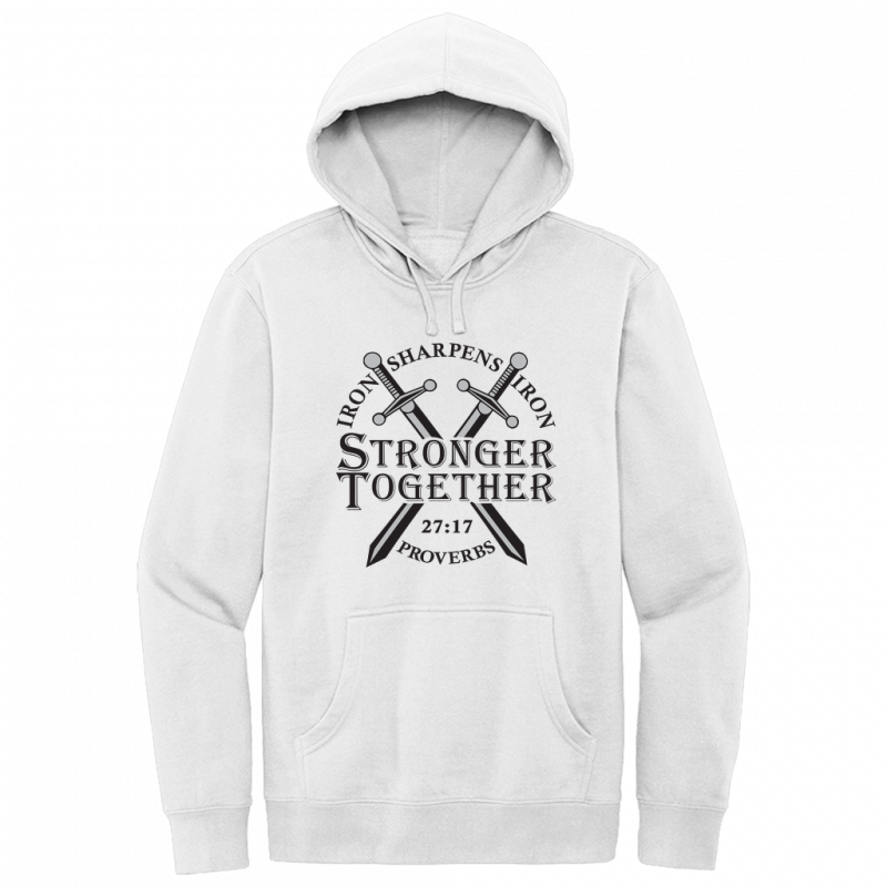 Iron Sharpens Iron Black Design Hoodie Sweatshirt