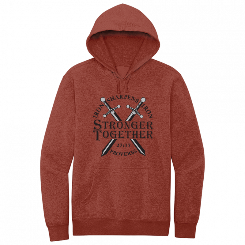 Iron Sharpens Iron Black Design Hoodie Sweatshirt