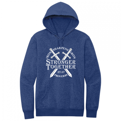 Iron Sharpens Iron White Design Hoodie Sweatshirt