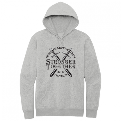 Iron Sharpens Iron Black Design Hoodie Sweatshirt