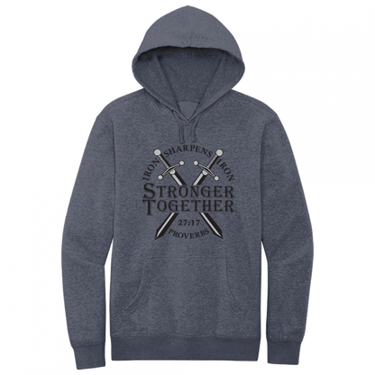 Iron Sharpens Iron Black Design Hoodie Sweatshirt