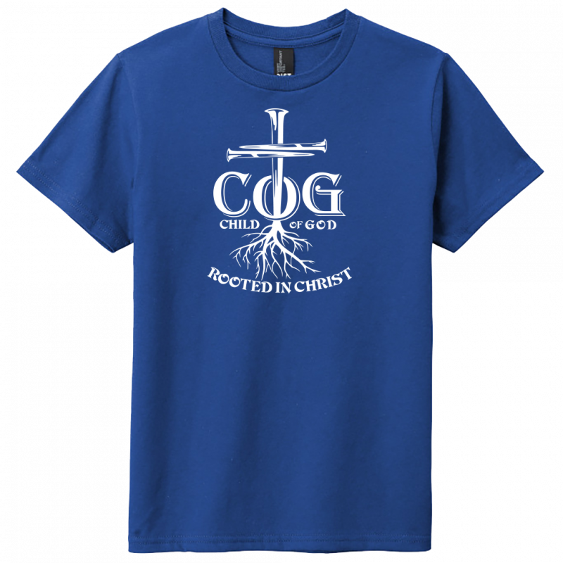 Child of God White Design Youth T-Shirts