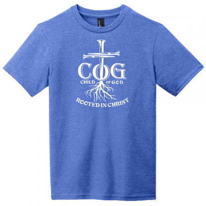 Child of God White Design Youth T-Shirts