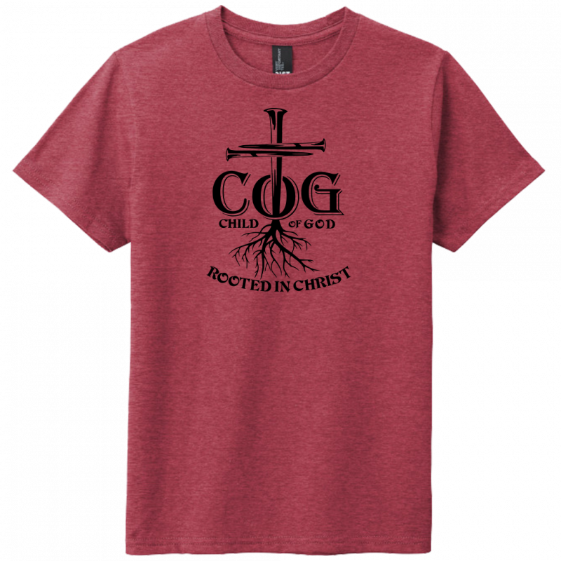 Child of God Black Design Youth T-Shirts