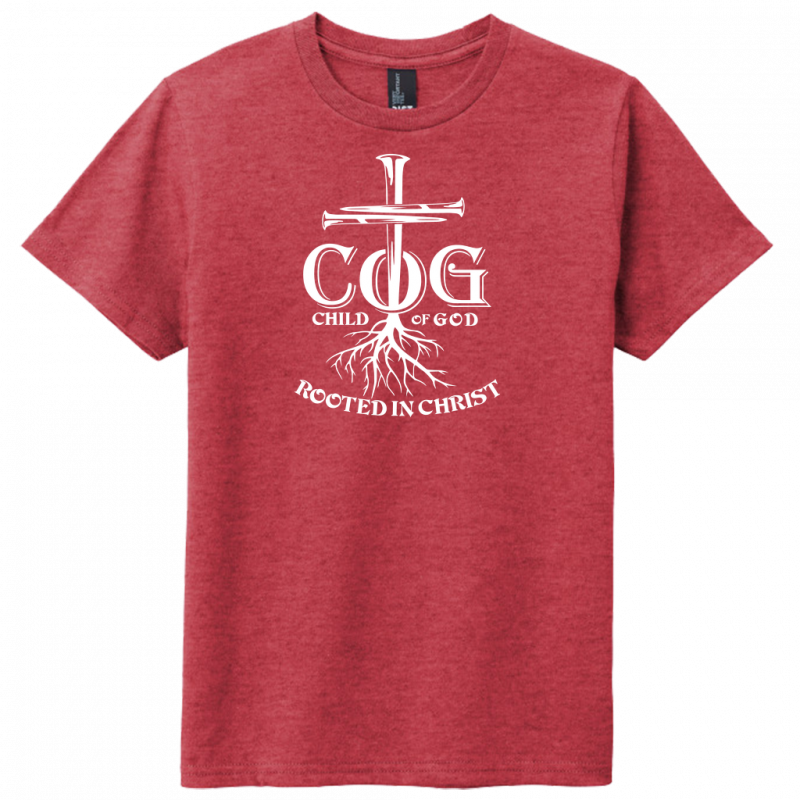 Child of God White Design Youth T-Shirts