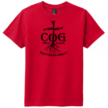 Child of God Black Design Youth T-Shirts