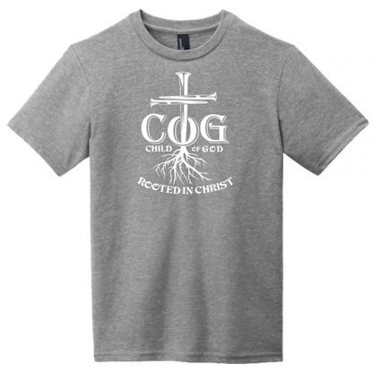 Child of God White Design Youth T-Shirts