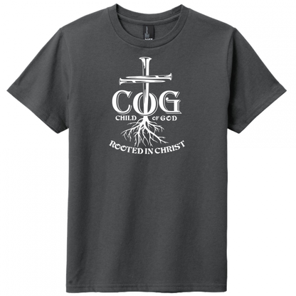 Child of God White Design Youth T-Shirts