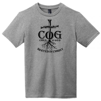 Child of God Black Design Youth T-Shirts