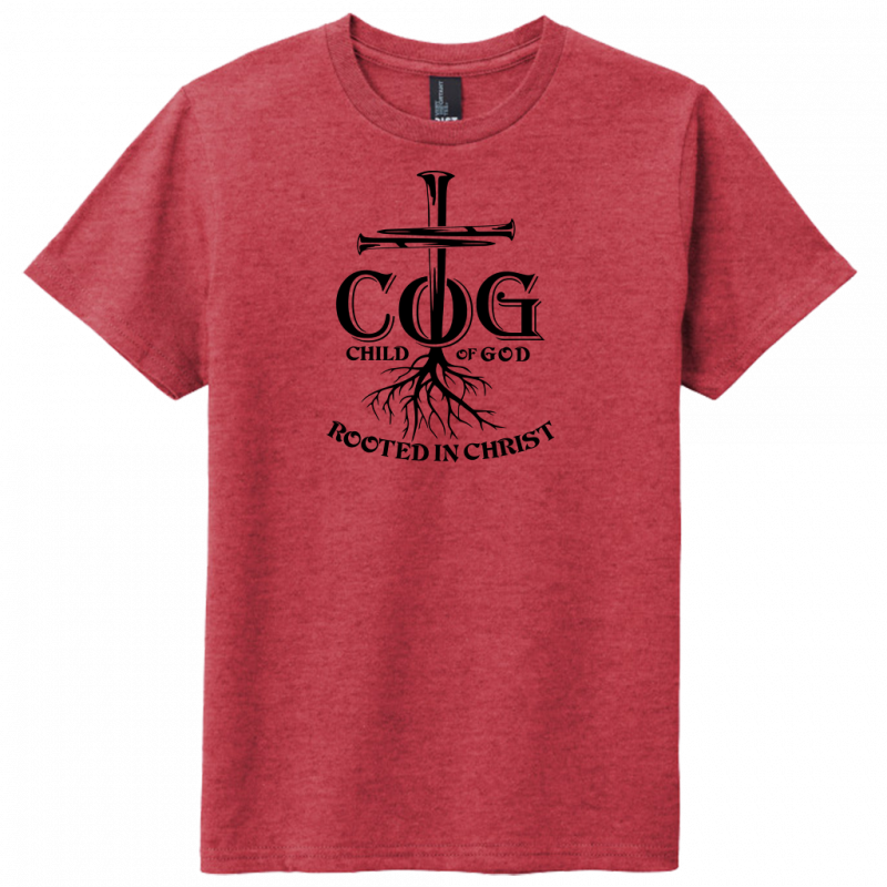 Child of God Black Design Youth T-Shirts