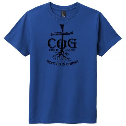 Child of God Black Design Youth T-Shirts