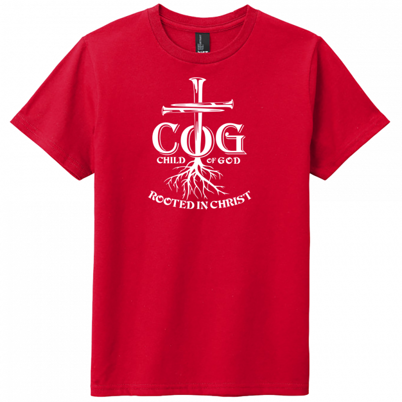 Child of God White Design Youth T-Shirts