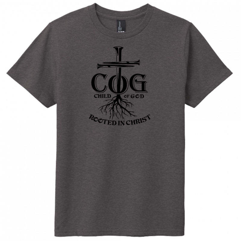 Child of God Black Design Youth T-Shirts