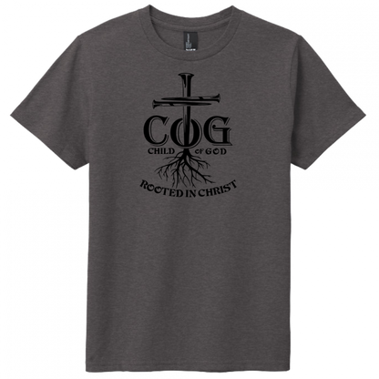 Child of God Black Design Youth T-Shirts