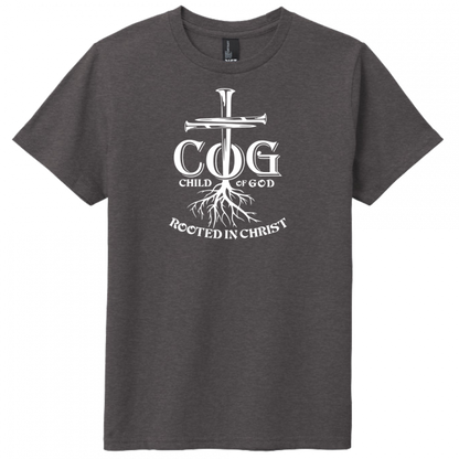 Child of God White Design Youth T-Shirts