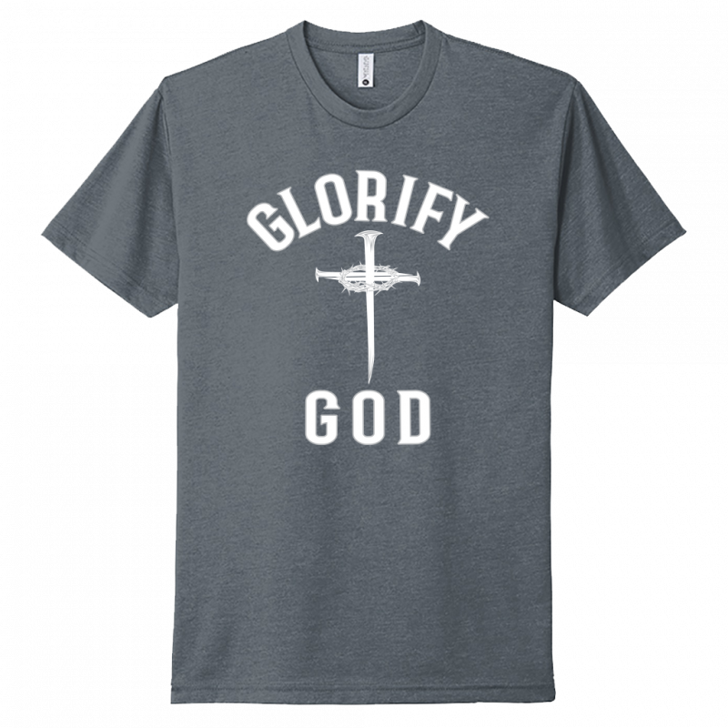 Glorify God White Design Unisex T-Shirt