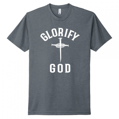 Glorify God White Design Unisex T-Shirt