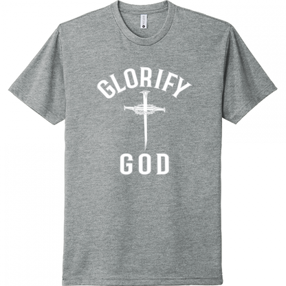 Glorify God White Design Unisex T-Shirt