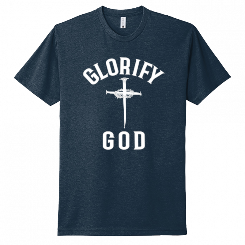 Glorify God White Design Unisex T-Shirt