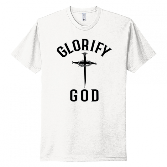 Glorify God Black Design Unisex T-Shirt