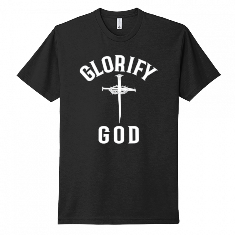 Glorify God White Design Unisex T-Shirt