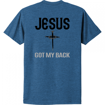 Jesus Got My Back Black Design Unisex T-Shirt