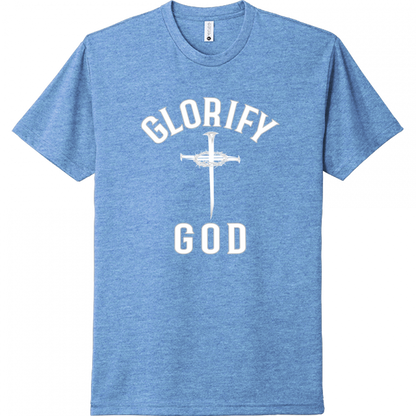 Glorify God White Design Unisex T-Shirt