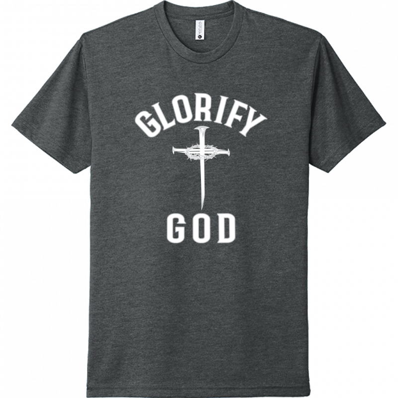 Glorify God White Design Unisex T-Shirt