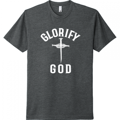 Glorify God White Design Unisex T-Shirt