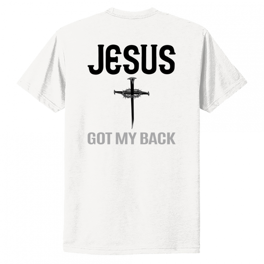 Jesus Got My Back Black Design Unisex T-Shirt