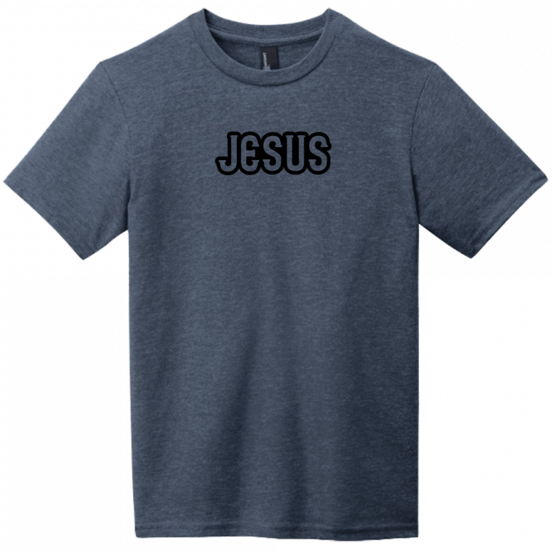 Jesus Black Design Youth T-Shirt