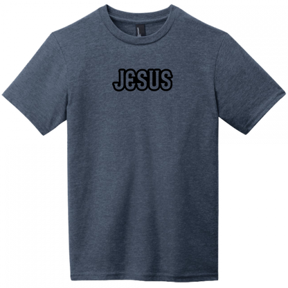 Jesus Black Design Youth T-Shirt