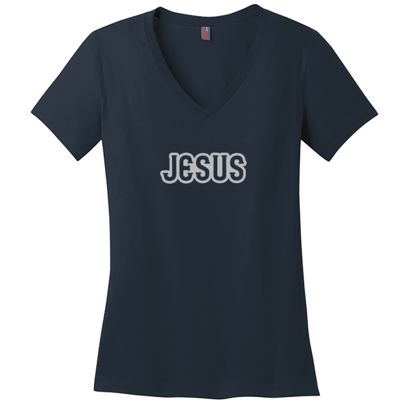 Jesus Gray Design Woman's T-Shirt