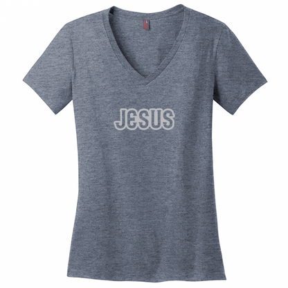 Jesus Gray Design Woman's T-Shirt