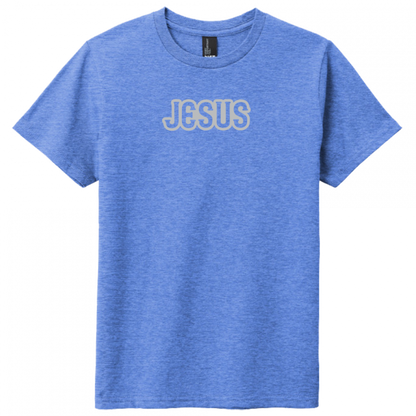 Jesus Gray Design Youth T-Shirt