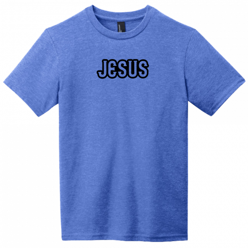 Jesus Black Design Youth T-Shirt