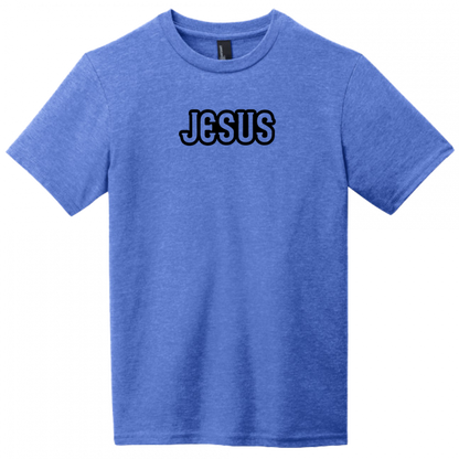 Jesus Black Design Youth T-Shirt