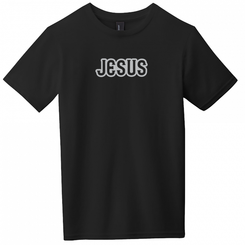 Jesus Gray Design Youth T-Shirt