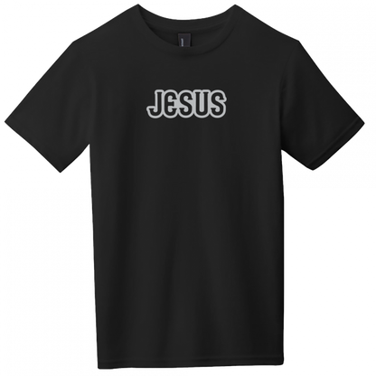 Jesus Gray Design Youth T-Shirt