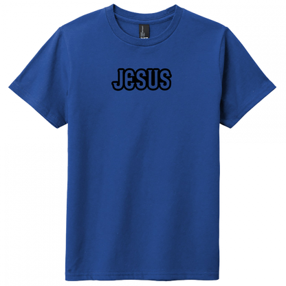 Jesus Black Design Youth T-Shirt