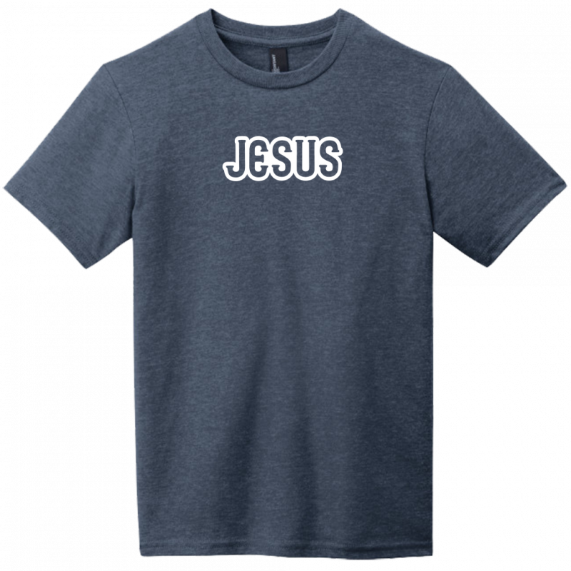 Jesus White Design Youth T-Shirt