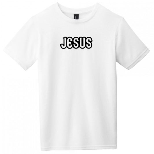 Jesus Black Design Youth T-Shirt