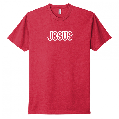 Jesus White Design Unisex T-Shirt