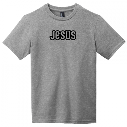 Jesus Black Design Youth T-Shirt