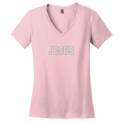 Jesus Gray Design Woman's T-Shirt