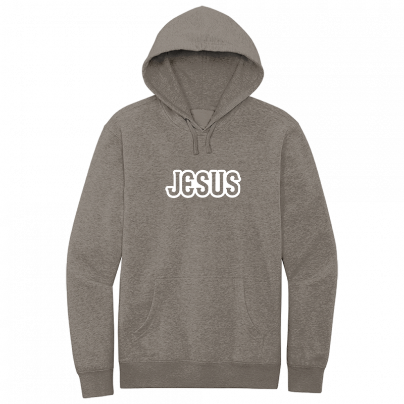 Jesus White Design Hoodie Sweatshirt