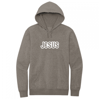 Jesus White Design Hoodie Sweatshirt