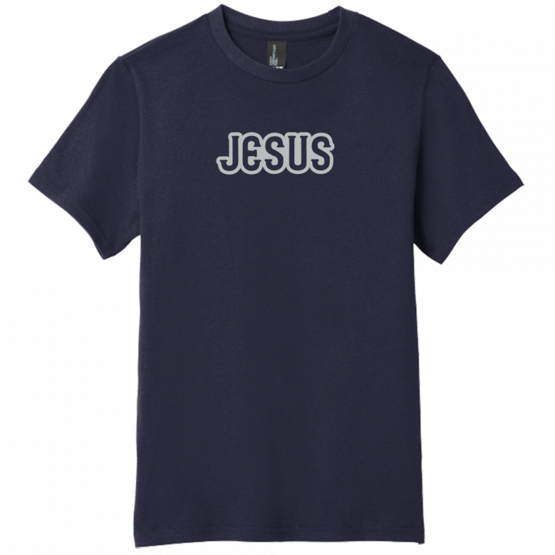 Jesus Gray Design Youth T-Shirt