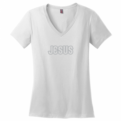 Jesus Gray Design Woman's T-Shirt